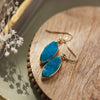 moon dance earrings-aqua