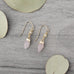 naomi earrings-rose quartz