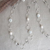nicki necklace-white pearl