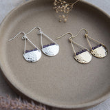 night's tale earrings-amethyst