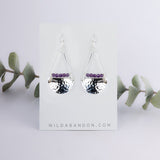 night's tale earrings-amethyst