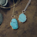 ocean rain necklace-turquoise