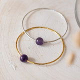 orbit bangle-amethyst
