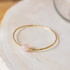 orbit bangle-rose quartz