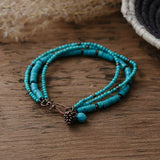 pine bracelet-turquoise