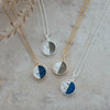 radius necklace-howlite/labradorite