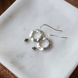 rhodes earrings-pyrite