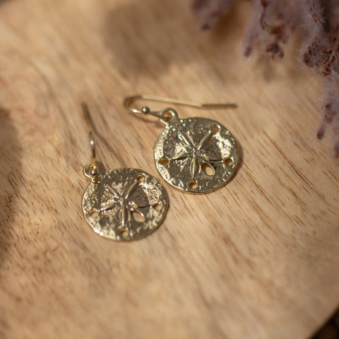 sand dollar earrings