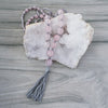 satya necklace-rose quartz