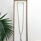 satya necklace-white pearl