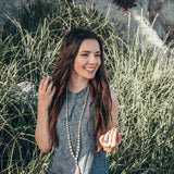 satya necklace-white pearl