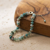 sea glass bracelet-aqua