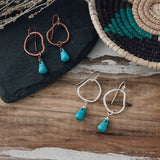 sedona earrings-turquoise