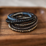 slate wrap bracelet