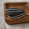 slate wrap bracelet