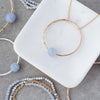 solo necklace-blue lace