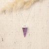 spectrum necklace-amethyst