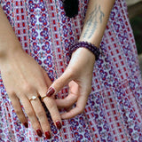 sweet stone ring-mother of pearl