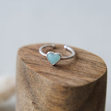 sweet stone ring-amazonite