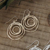 swirl earrings