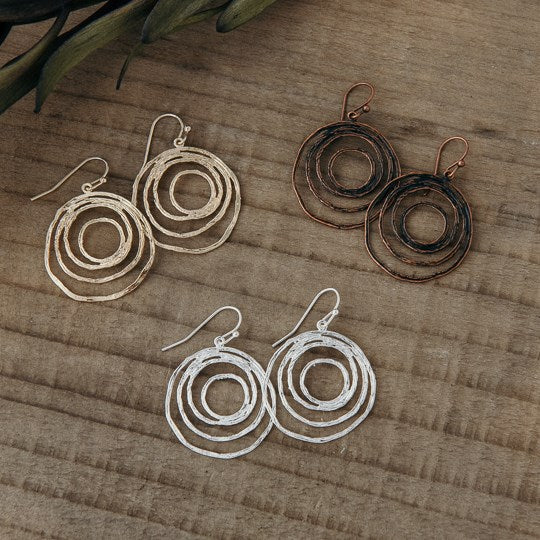 swirl earrings