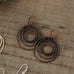 swirl earrings