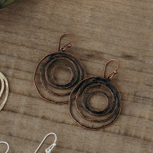 swirl earrings