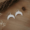 tattoo moon earrings