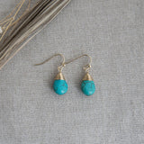 terra earrings-turquoise