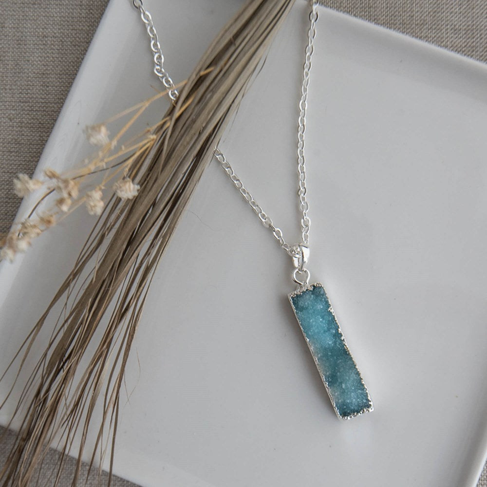 tracey necklace-aqua