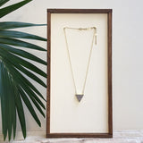 trinity necklace-purple