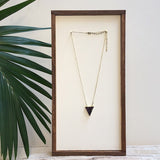 trinity necklace-purple