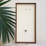 trinity necklace-grey
