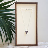 trinity necklace-purple
