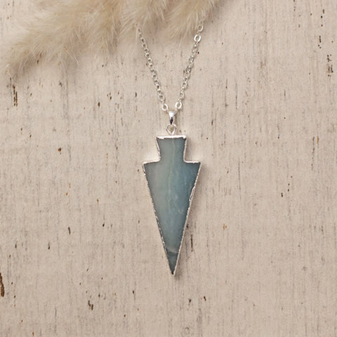 uplift necklace large-aqua