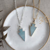 uplift necklace small-aqua