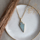 uplift necklace small-aqua
