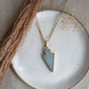 uplift necklace small-aqua