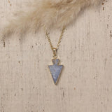 uplift necklace small-blue lace agate