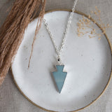 uplift necklace small-aqua