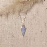 uplift necklace small-blue lace agate
