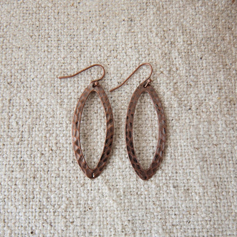 verona earrings-copper