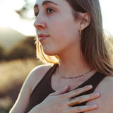 vibrations necklace-earth