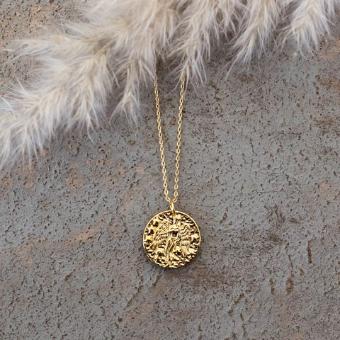 virgo zodiac necklace