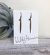 warrior pose earrings-turquoise