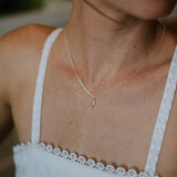 wishbone necklace small