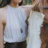 cora necklace-purple