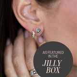 heart of stone studs-labradorite