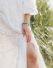 naya bracelet-white pearl/turquoise