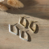 polished point hoops